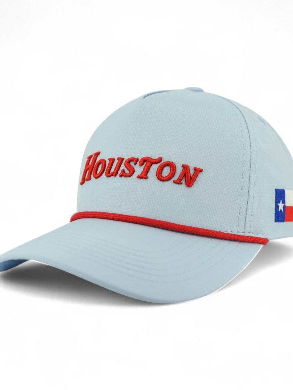 Houston Performance Rope Hat - Light Blue/Red - Picture 2 of 4